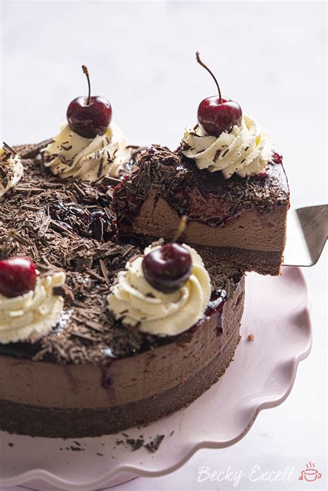 Gluten Free Black Forest Cheesecake Recipe No Bake