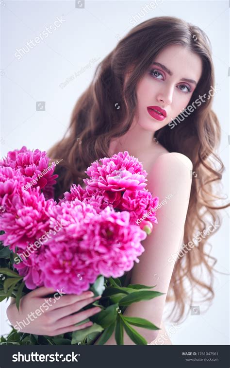 Beautiful Sensual Naked Woman Long Brunette Stock Photo Shutterstock