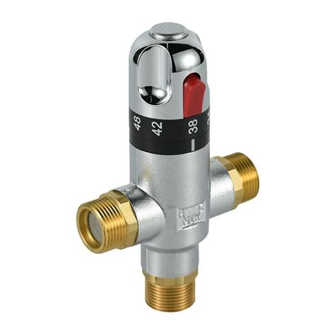Hot Selling OEM Brass Adjustable Temperature Water Control Valve Thermostatic Mixing Valve