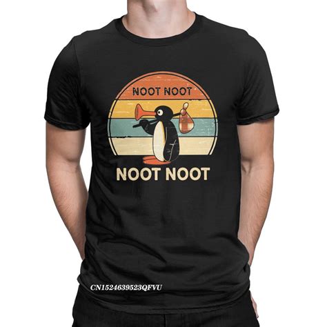 Men Women Tee Shirt Noot Noot Pingu Penguin Meme Gift Funny Premium