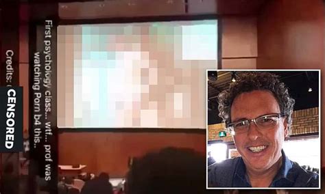 Psychology Professor Accidentally Plays Porn For His Packed Lecture Hall Daily Mail Online