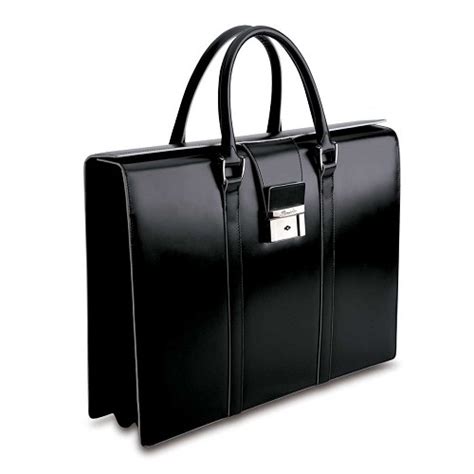 Pineider Optical Italian Leather Briefcase For Women