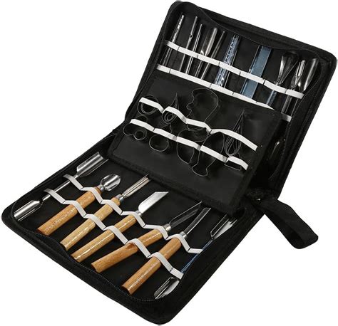 Amazon Hztyyier 46Pcs Portable Culinary Carving Tool Sets Fruit