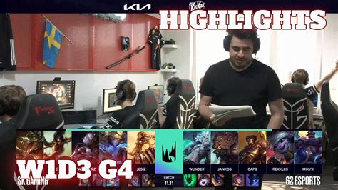 SK Vs G2 Highlights Week 1 Day 2 S11 LEC Summer 2021 SK Gaming Vs