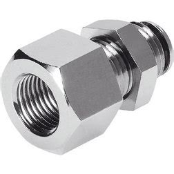 Kiowa Ltd QSSF F G1 4 6 Festo Push In Bulkhead Fitting 10 Pack