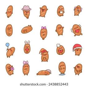 Set Cute Kawaii Cartoon Dildo Characters Stock Vector Royalty Free 2551538443 Shutterstock