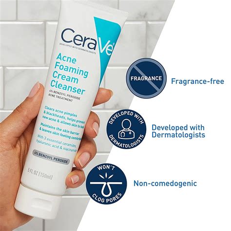 150 Ml Nettoyant Moussant Pour Lacné Avec Gel De Peroxyde De