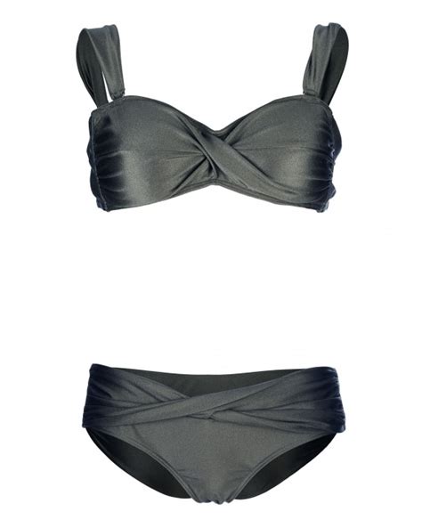 Umstandsbademode Bikini F R Schwangere Grau Ohne B Gel B C D Cup Gro E