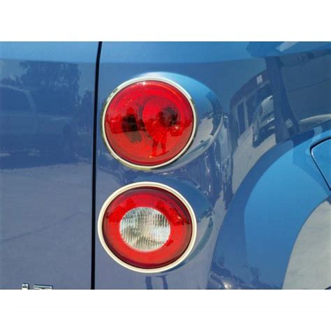 American Car Craft® 422016 Polished Tail Light Trim Rings