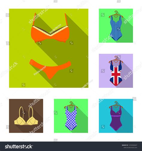 Vector Design Bikini Fashion Icon Collection Stock Vector Royalty Free Shutterstock