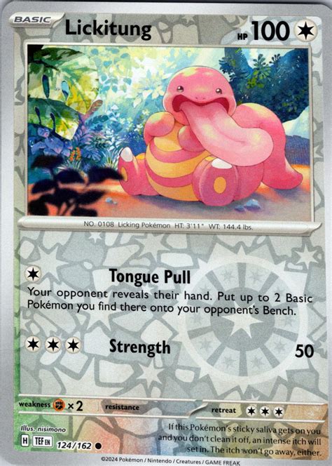 Lickitung Reverse Holo 124 Prices Pokemon Temporal Forces