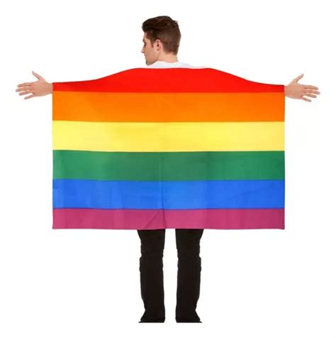 Bandera Gay Pride Lgbt Homo Arco Ris Orgullo Cm Meses Sin Inter S