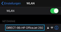 Einrichtung Des Hp Druckers Wi Fi Direct Hp Support