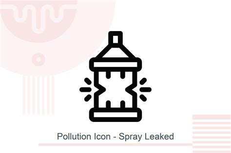 Pollution Icon - Spray Leaked Graphic by MelindAgency · Creative Fabrica