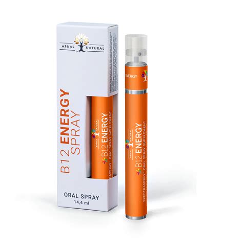 Витамин В12 Энерджи спрей от Apnas Natural﹘с мятным вкусом - UA Pharm ...