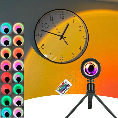 Lampe Coucher De Soleil Sunset Lamp Couleur Lampe De Projection