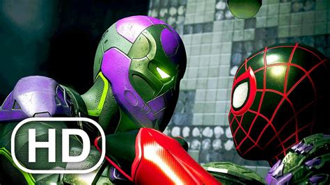 Spider Man Miles Morales Vs Prowler Fight Scene Hd Youtube