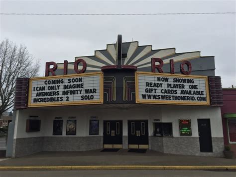 Rio Theatre In Sweet Home Or Cinema Treasures