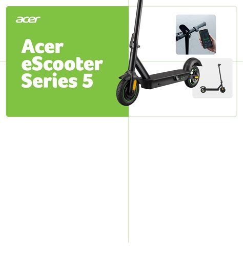 Acer Electrical Scooter Hulajnogi Elektryczne Sklep Komputerowy