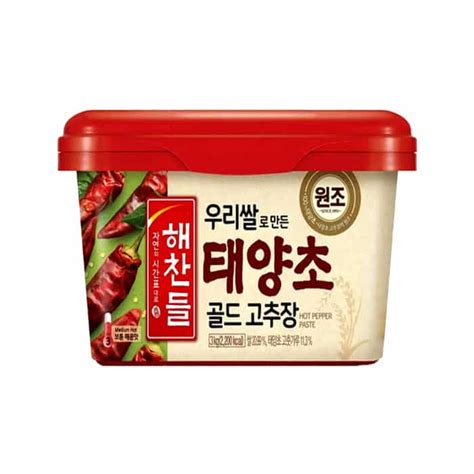 Hot Pepper Paste Tyc Gold Kg Cj Haechandle Gochujang Market Kokoro
