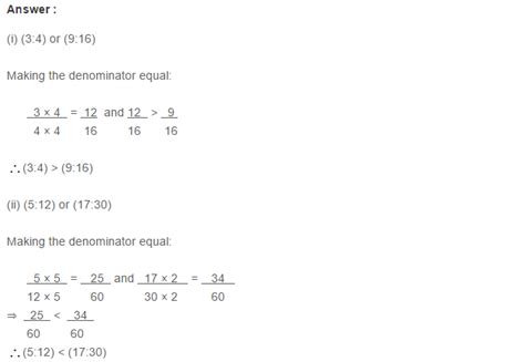 Ratio Proportion And Unitary Method RS Aggarwal Class 6 Maths Solutions