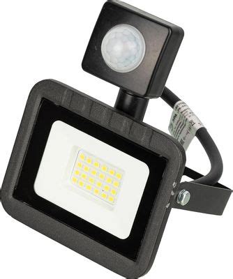 Обзор товара прожектор уличный Эра LPR-041-2-65K-020, 20Вт, с датчиком ...