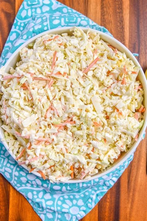 Easy Coleslaw Recipe Courtneys Sweets