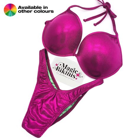 Quick Ship IFBB Elite Pro Bikini 83 Mystique Underwire Cup V Cut