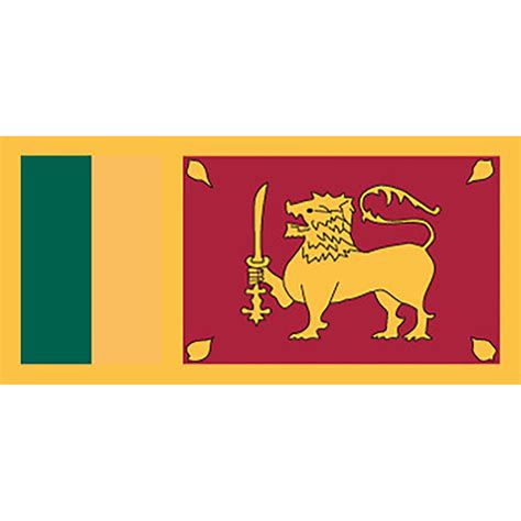 sri lanka national table flag printscorpio