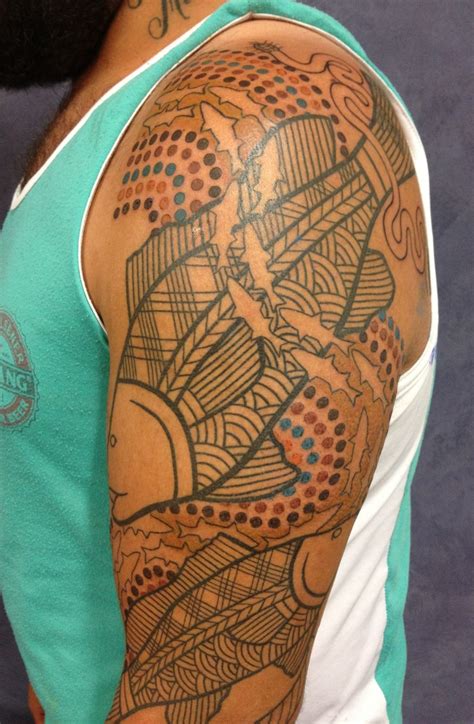Australian Aboriginal Style Tattoos