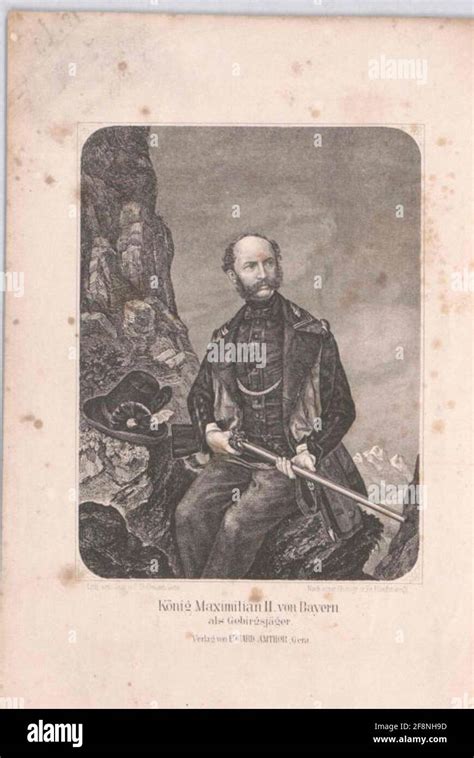 Maximilian Ii King Of Bavaria Stock Photo Alamy