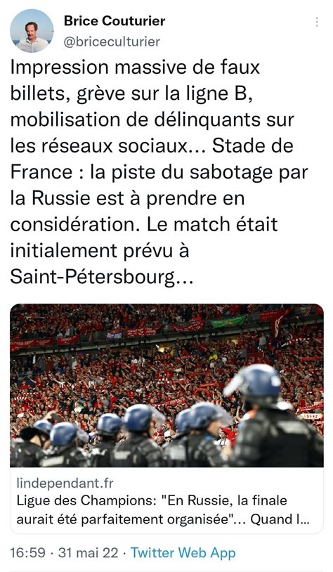 Pierre Gentillet On Twitter Le Complot Russe Derri Re Les V Nements