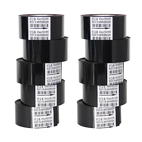 Rolls Black Hot Stamp Ribbon Mm X M Thermal Transfer Ribbon For Coder Printer Machine