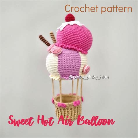 Sweet Hot Air Balloon Crochet Pattern Etsy