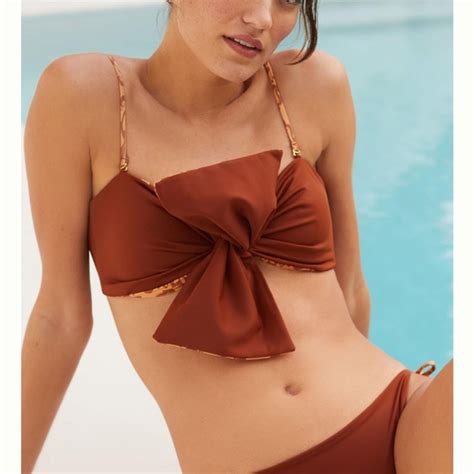 Juan De Dios Other Juan De Dios Albatross Top And Bottom Mustard Arabesque Swim Bikini
