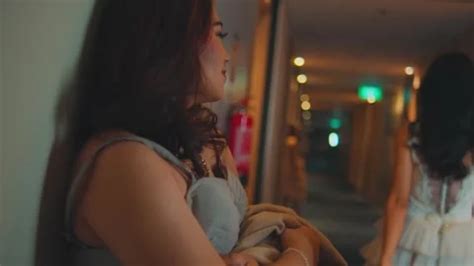 A Hot Asian Woman Walking With Her Boyfr Stock Video Pond