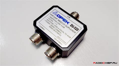 Обзор дуплексера OPEK DU-520 - RADIOCHIEF.RU