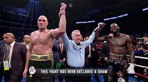 Deontay Wilder And Tyson Fury Fight To Controversial Draw Both Call For Rematch Maxim