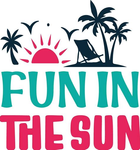 Fun In The Sun 31093473 Vector Art At Vecteezy