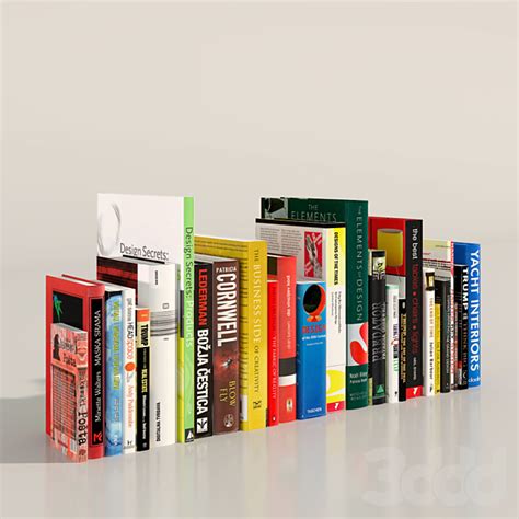 26 Books - Книги - 3D Модель
