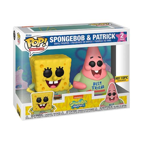 Funko Pop Do Bob Esponja - Funko Pop! Bob Esponja SpongeBob Squarepants & Patrick 2 Pack - Moça do ...