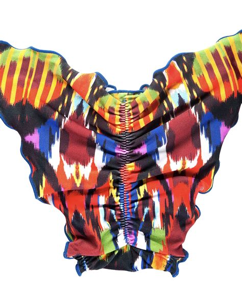 Multi Coloured Brazilian Bikini And Triangle Top Fru Fru Tie Bikini Istambul