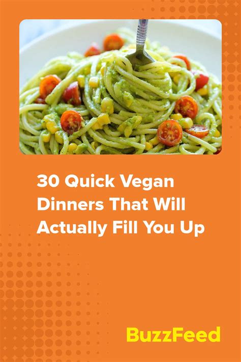 30 Quick Vegan Dinners That Will Actually Fill You Up Artofit