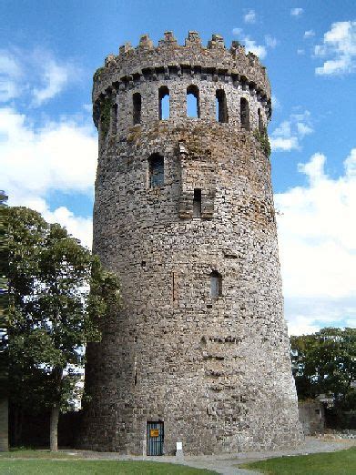 1860 Battlements Of Nenagh Castle In County Tipperary Built By