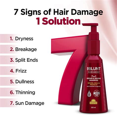 Buy Bblunt 7 In 1 Repair And Revive Shampoo For Hair Damage Repair Online