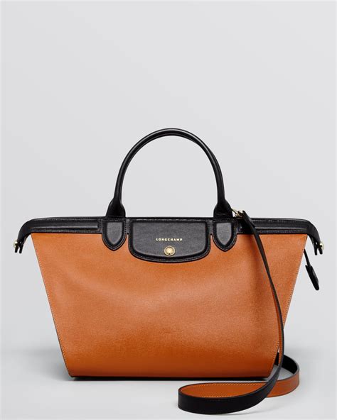 Lyst Longchamp Satchel Bloomingdales Exclusive Le Pliage Colorblock