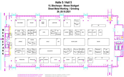 Hallenpläne Anreise Parken Blechexpo Internationale Fachmesse für