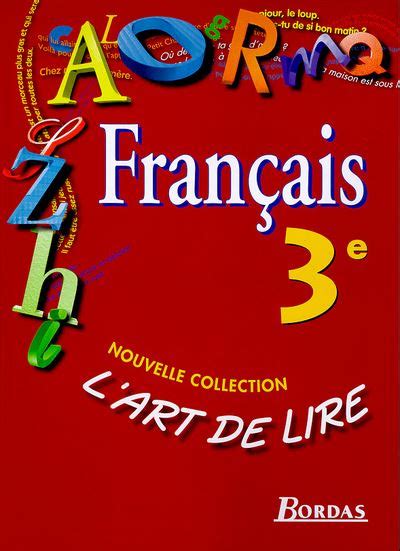 L Art De Lire Francais Eme Manuel Eleve Broch Collectif