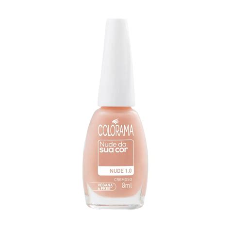 Esmalte Colorama Nude Da Sua Cor Nude 4 0 Cremoso 8ml 1067656 Droga Raia