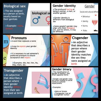 Sex Gender Identity Sexual Orientation Powerpoint Health Lesson English